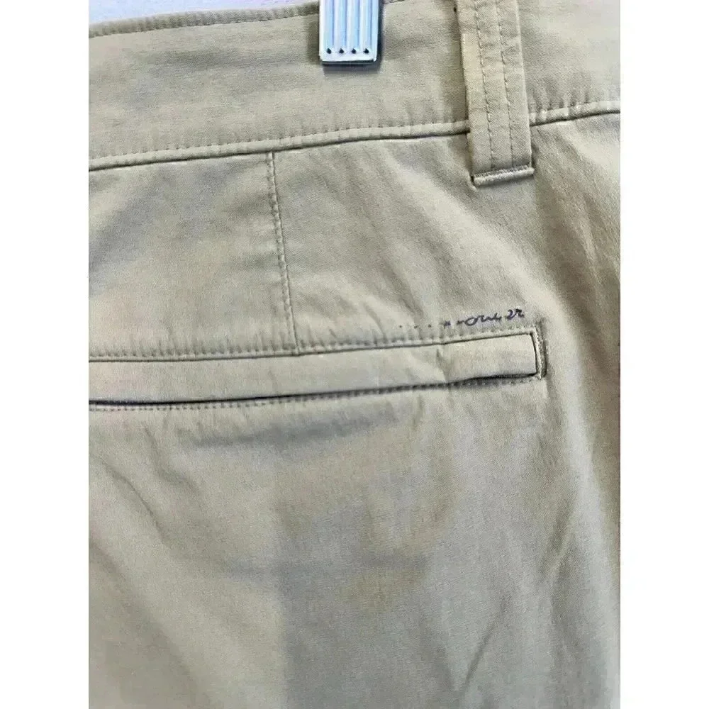 Eddie‎ Bauer Shorts Mens 32 Beige Travex Chino Hiking Camp Stretch Outdoors